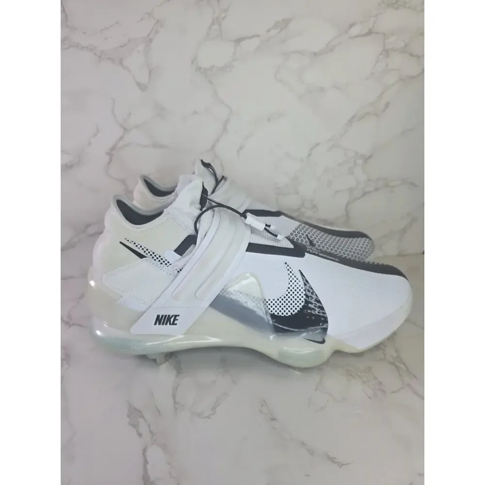 Nike Force Zoom Trout 7 Mens Baseball Cleats White Black DC9904-103 Size 13